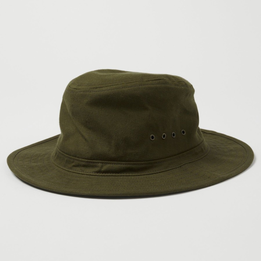 Accessories Freewheelers & Co | Freewheelers 2237005 'Smokey Bear' Woodsman Hat - Olive Drab