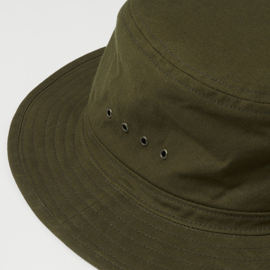 Accessories Freewheelers & Co | Freewheelers 2237005 'Smokey Bear' Woodsman Hat - Olive Drab