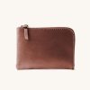 Accessories Tanner Goods | Tanner Goods Universal Zip Wallet - Cognac