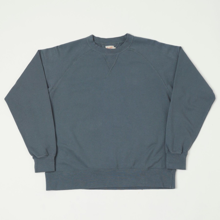 Clothing TOYS McCOY | Toys Mccoy Garment Dyed Sweatshirt - Blue