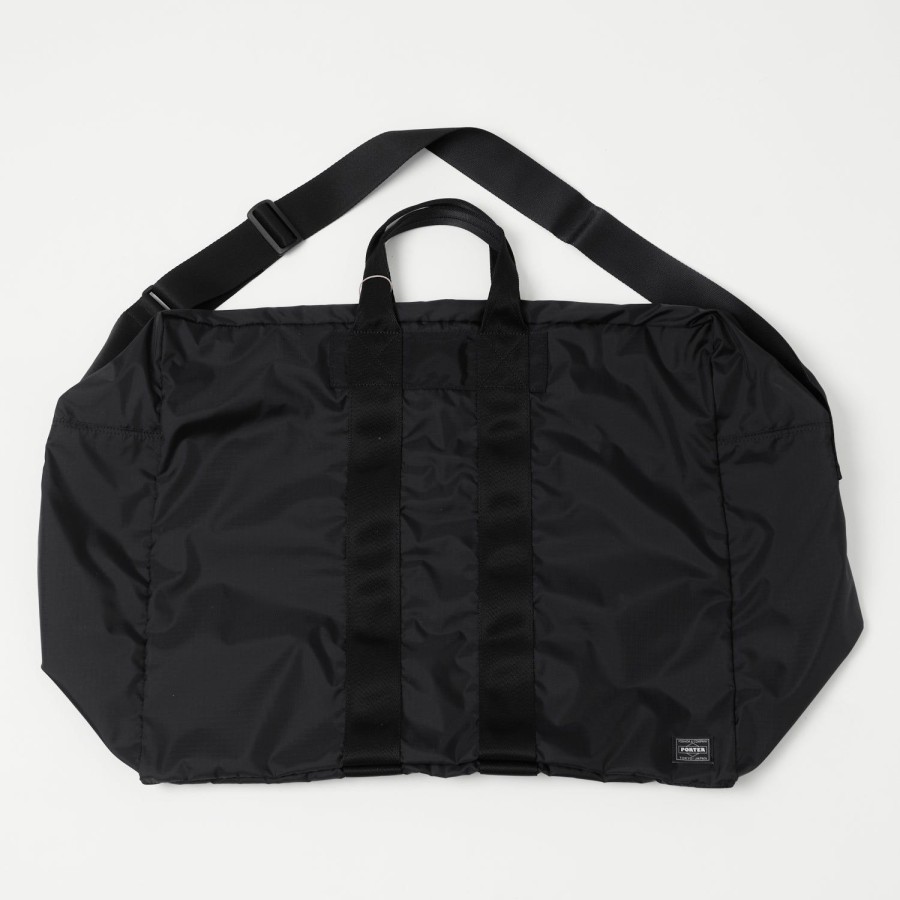 Accessories Porter - Yoshida & Co. | Porter-Yoshida & Co. Large Flex 2-Way Duffle Bag - Black