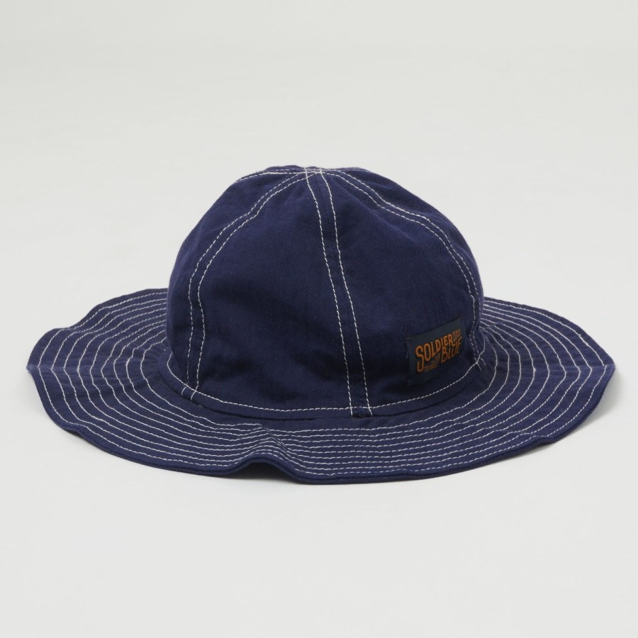 Accessories Soldier Blue | Soldier Blue Brick Lane Booner Hat - Rinsed Denim