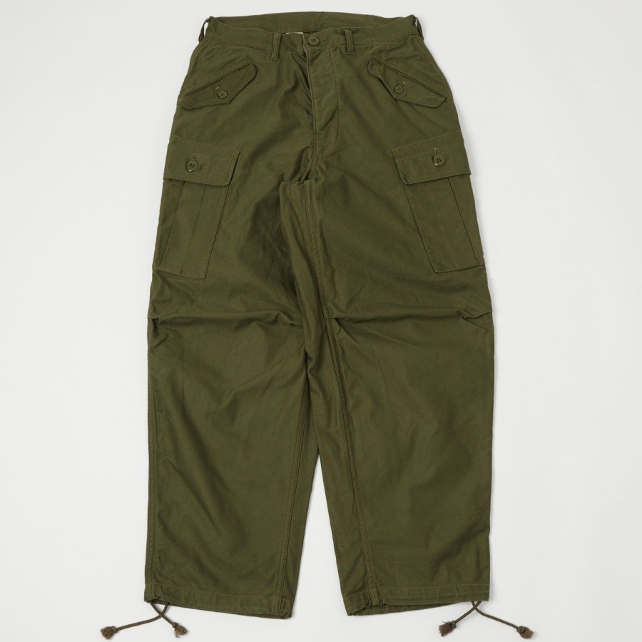 Clothing Freewheelers & Co | Freewheelers 2222006 Jungle Fatigue Trouser - Olive