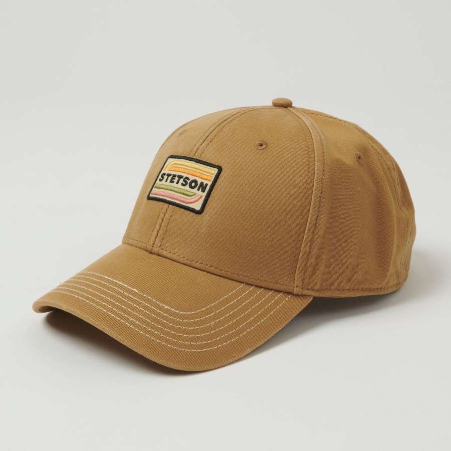 Accessories Stetson | Stetson Cotton Baseball Cap - Camel