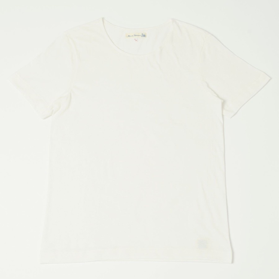 Clothing Merz b. Schwanen | Merz B. Schwanen 114 1920S Tee - White