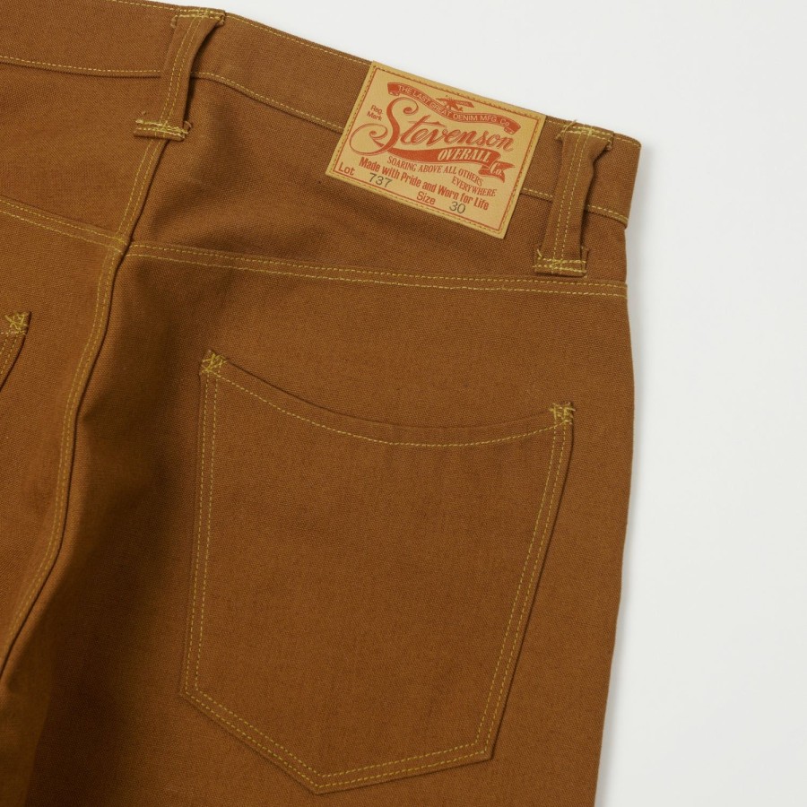 Clothing Stevenson Overall Co. | Stevenson Overall 737 Slim Straight Trouser - Duck Canvas