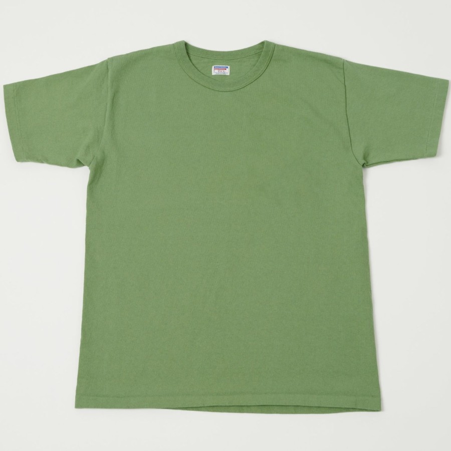 Clothing Dubbleworks | Dubbleworks Heavy Fabric Ss Tee - Tea Green