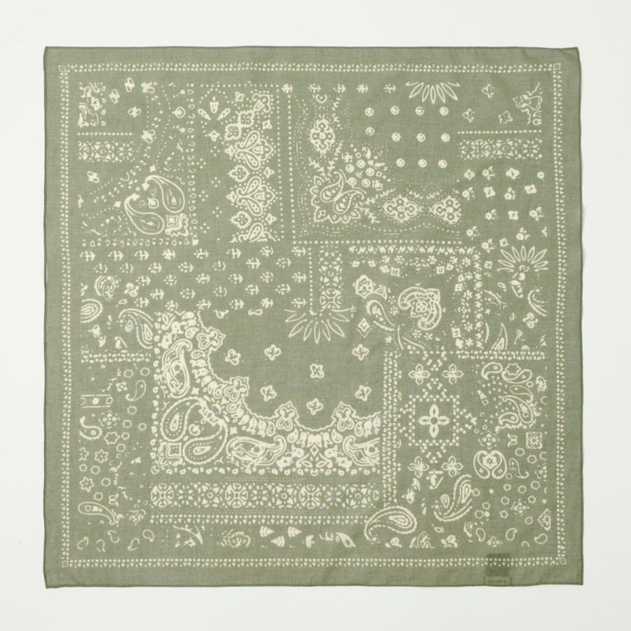 Accessories Hartford | Hartford Patchwork Bandana - Olive