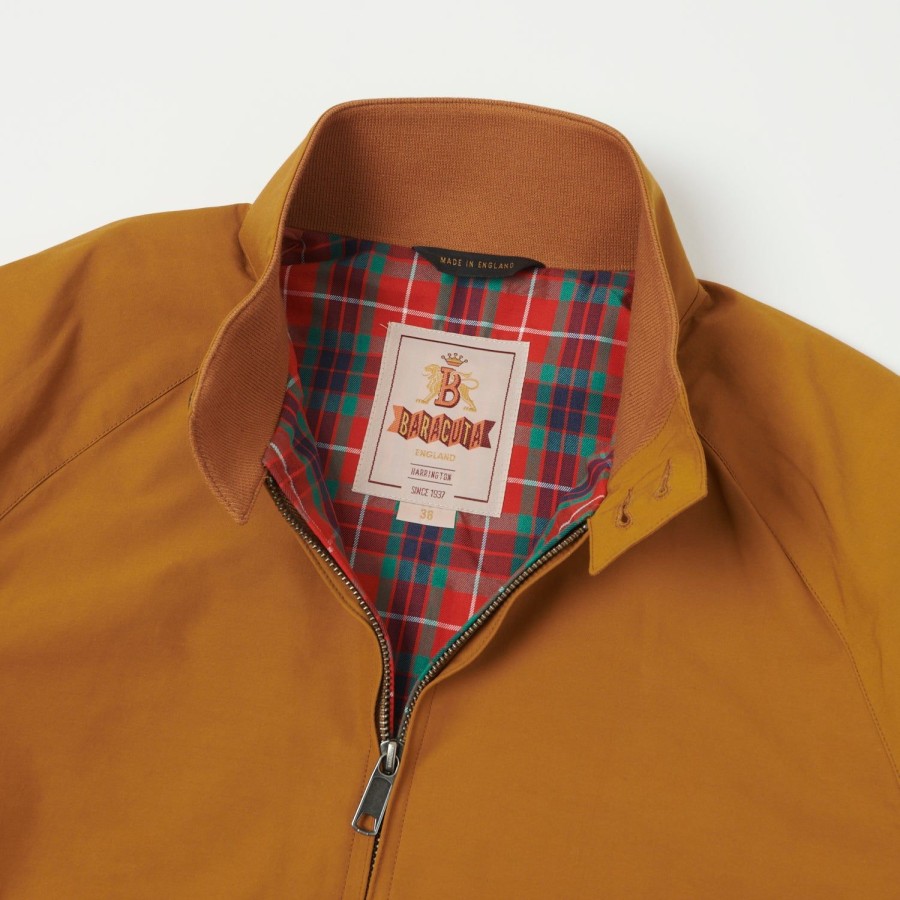 Clothing Baracuta | Baracuta G9 'Baracuta Cloth' Harrington Jacket - Pumpkin Spice