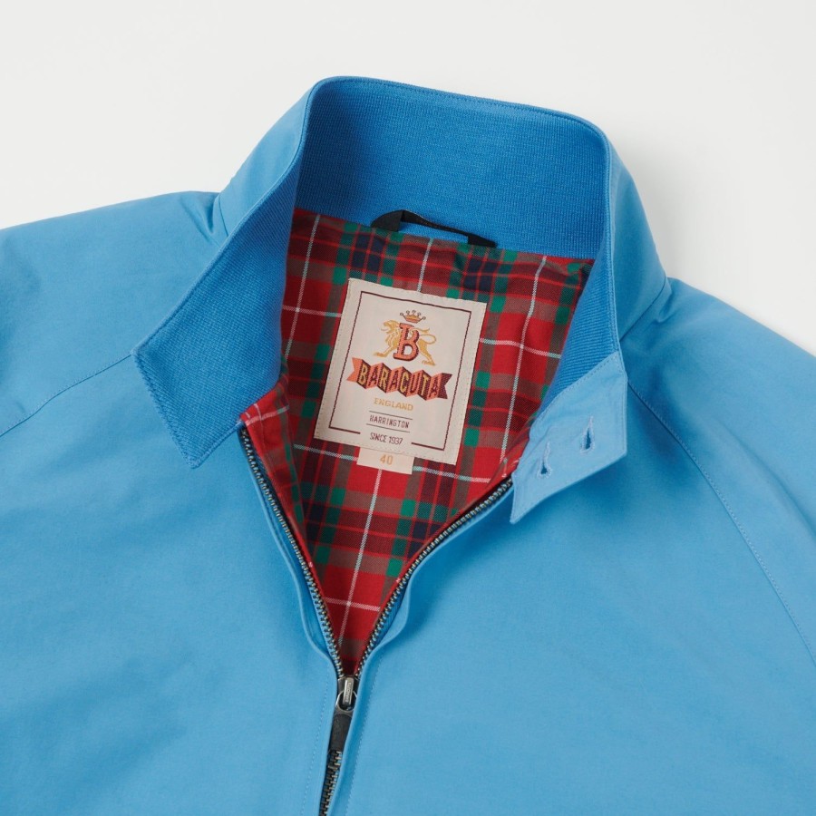 Clothing Baracuta | Baracuta G9 'Baracuta Cloth' Harrington Jacket - Heritage Blue