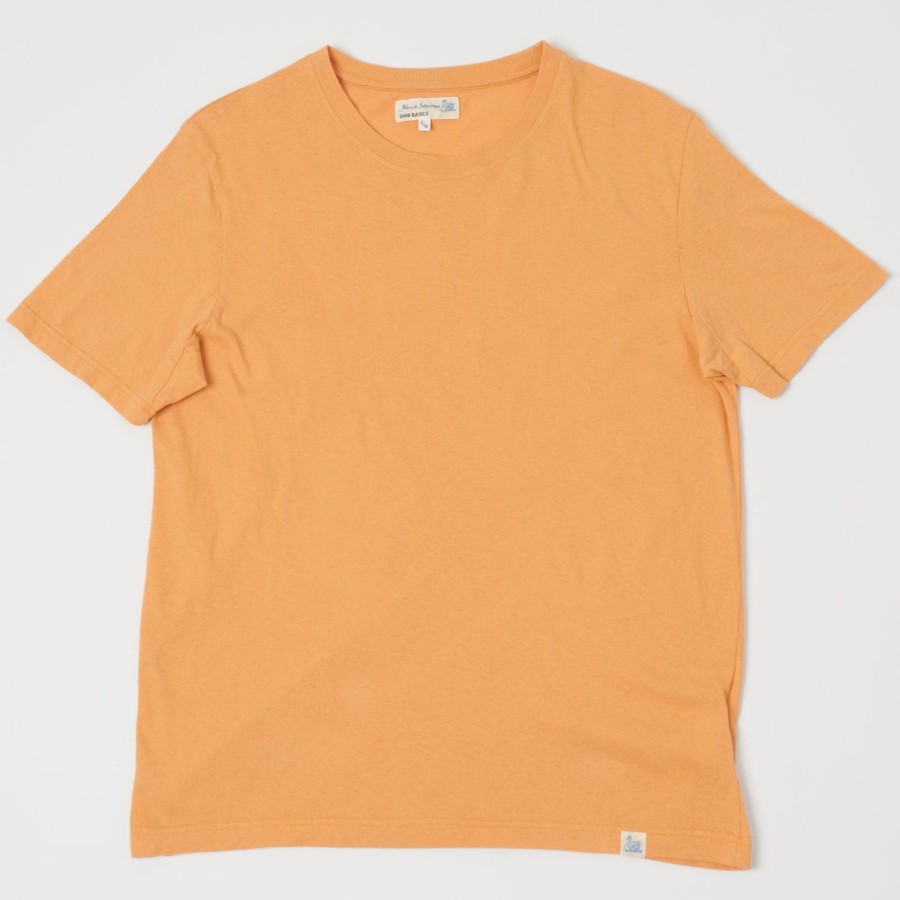 Clothing Merz b. Schwanen | Merz B. Schwanen Ct02Vj Washed Tee - Ginger