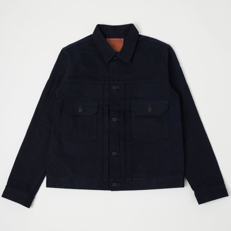 Clothing ONI Denim | Oni 02517Id17 Type Ii Double Indigo Denim Jacket