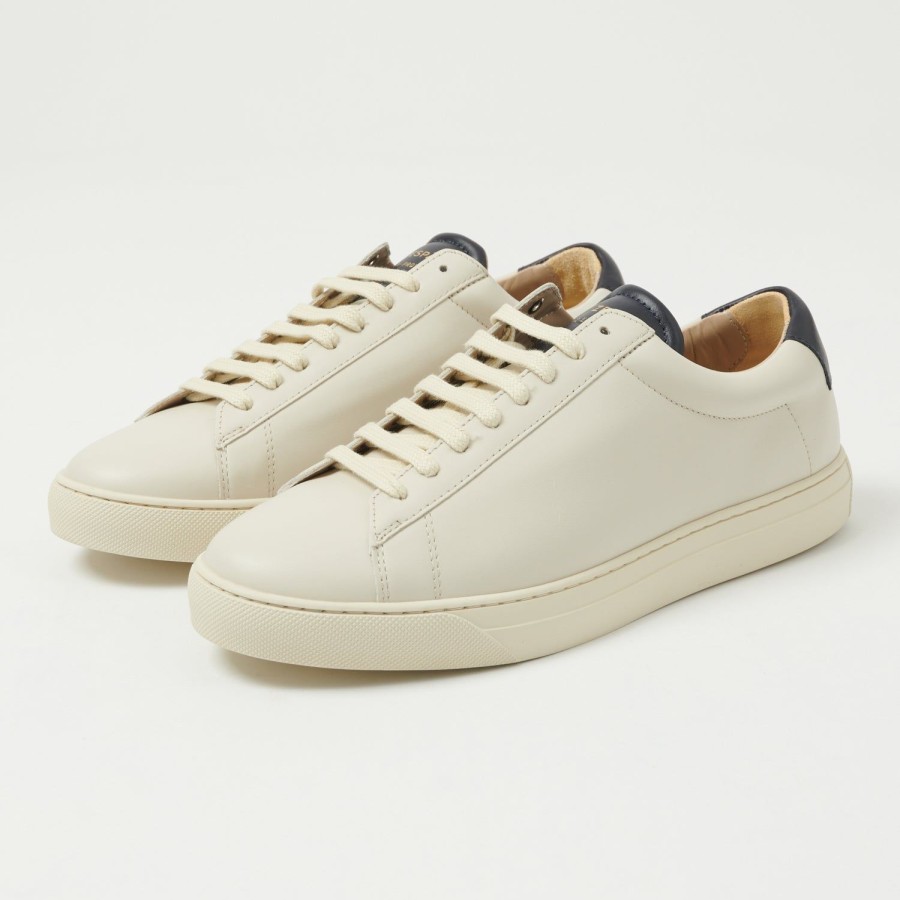 Footwear Zespa | Zespa Zsp4 Sneaker - Off White/Navy