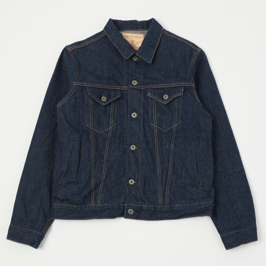 Clothing ONI Denim | Oni 02527P Kiwami 16Oz Type Iii Denim Jacket - One Wash