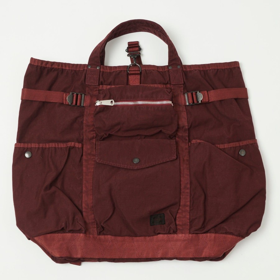 Accessories Porter - Yoshida & Co. | Porter-Yoshida & Co. Crag 2-Way Ruck Sack - Burgundy