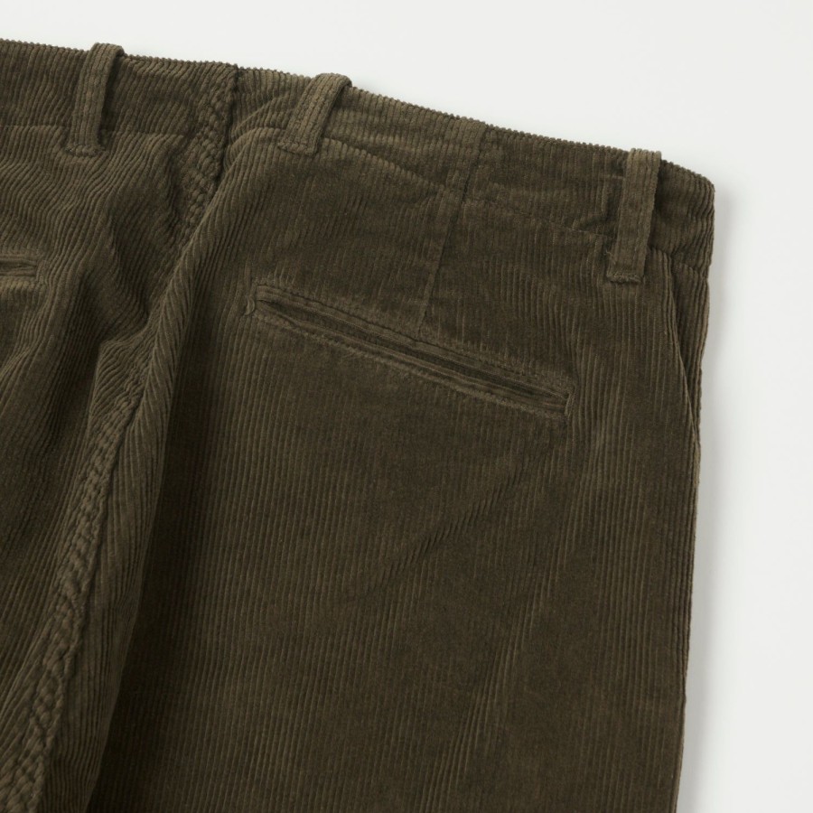 Clothing East Harbour Surplus | East Harbour Surplus 'Axel 101' Corduroy Trouser - Green