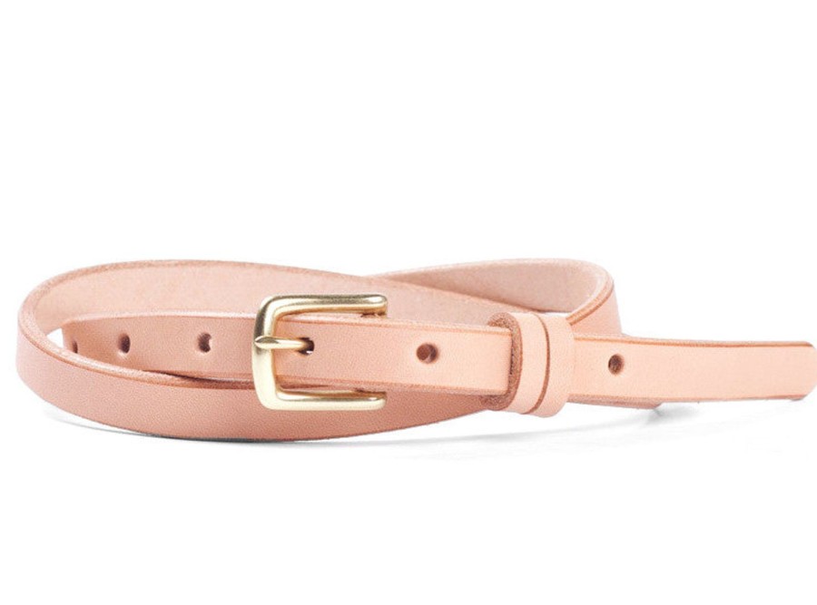 Accessories Tanner Goods | Tanner Goods Narrow Belt Natural