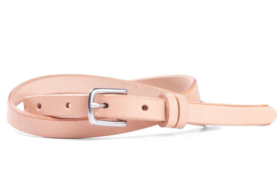 Accessories Tanner Goods | Tanner Goods Narrow Belt Natural