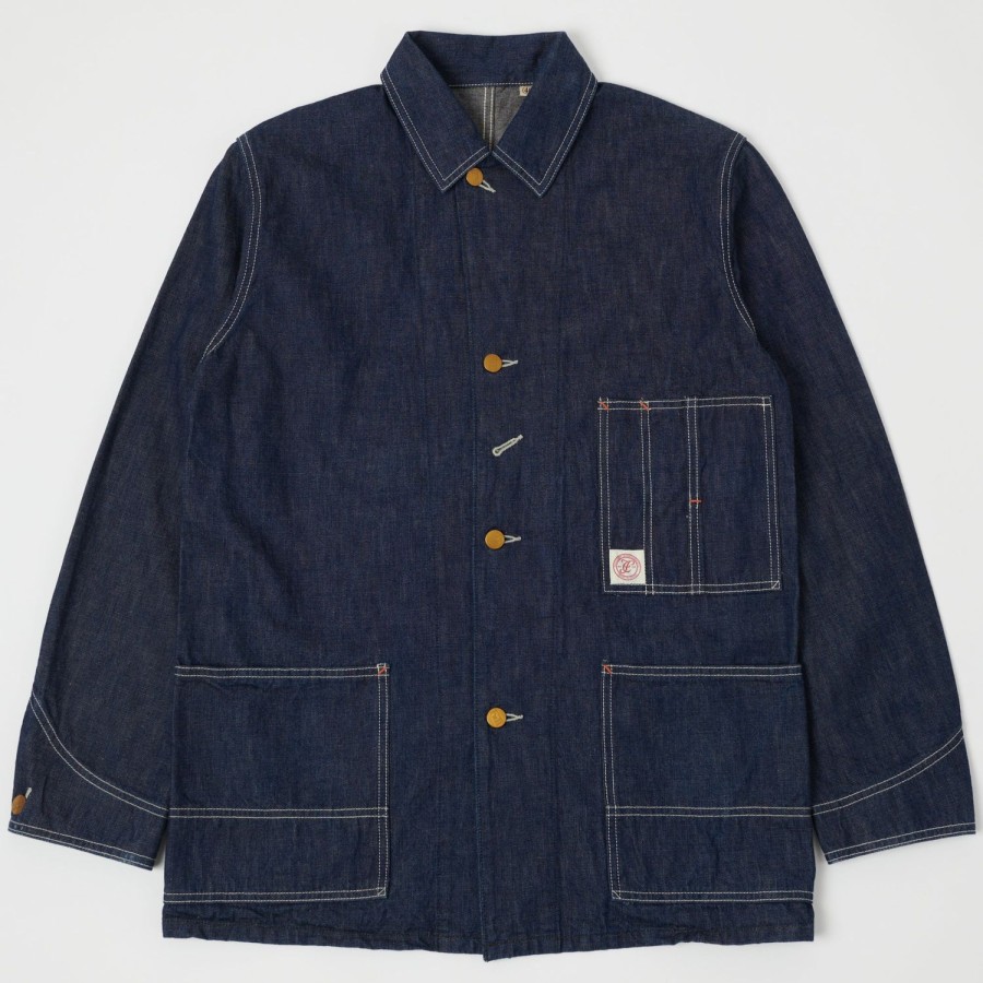 Clothing Full Count | Full Count 2875 Coverall Denim Jacket - Indigo