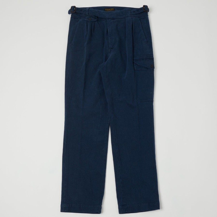 Clothing East Harbour Surplus | East Harbour Surplus Sedona Moleskin Trouser - Navy