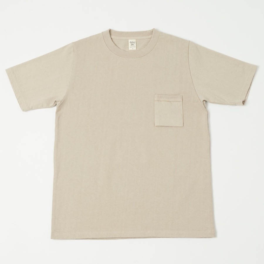 Clothing Jackman | Jackman Jm5870 Dotsume Pocket Tee - Koi Kinari