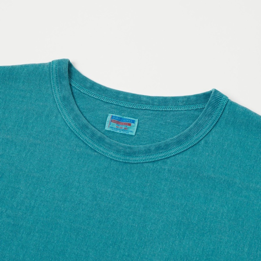 Clothing Dubbleworks | Dubbleworks Heavy Fabric Pigment Pocket Tee - Turquoise