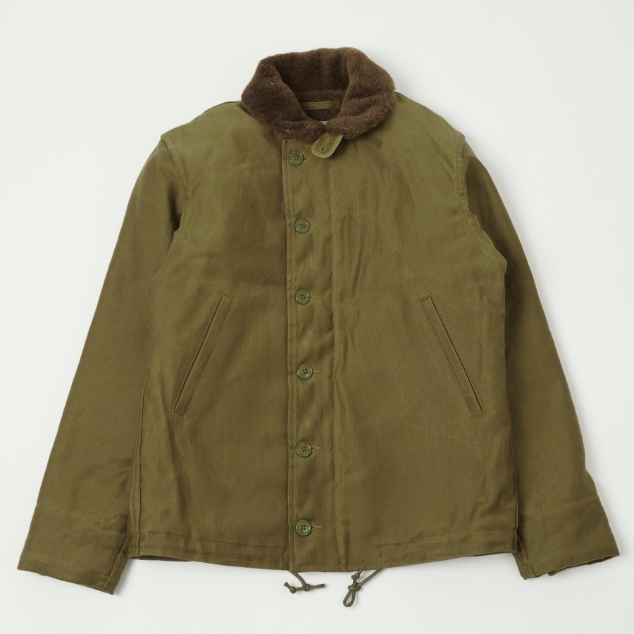 Clothing Freewheelers & Co | Freewheelers 1940'S Type N-1 Deck Jacket - Khaki/Beige