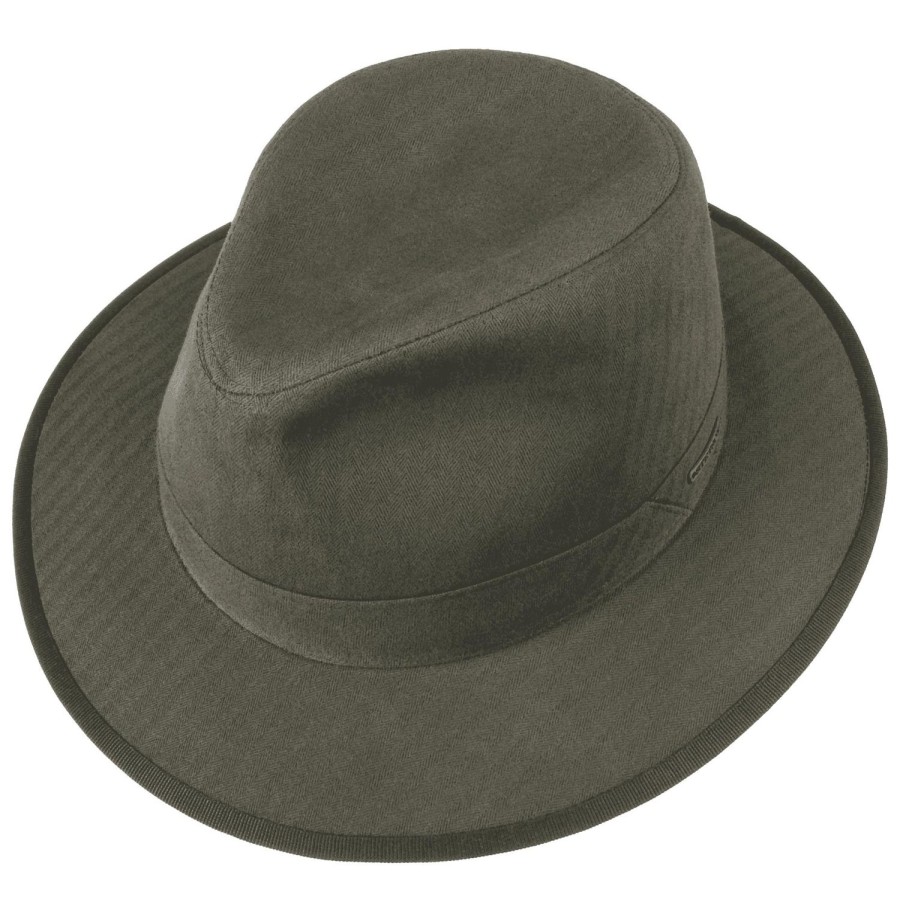 Accessories Stetson | Stetson 2521501-355 Persaro Traveller Hat - Olive