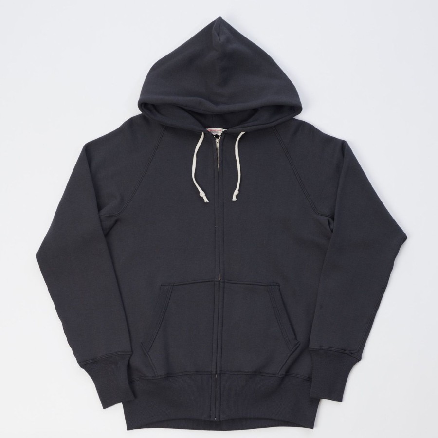 Clothing Warehouse & Co | Warehouse 451 Freedom Raglan Full Zip Hoodie - Black