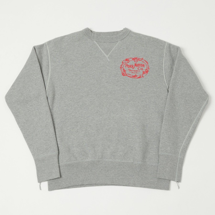 Clothing Studio D'artisan | Studio D'Artisan 'Pork Motor' Sweatshirt - Heather Grey