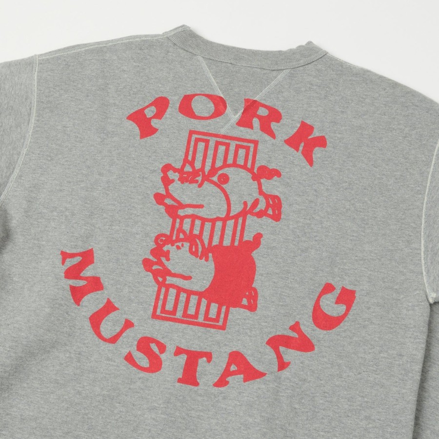 Clothing Studio D'artisan | Studio D'Artisan 'Pork Motor' Sweatshirt - Heather Grey