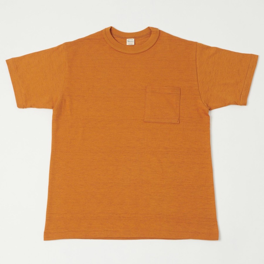 Clothing Warehouse & Co | Warehouse 4601 Pocket Tee - Dark Orange