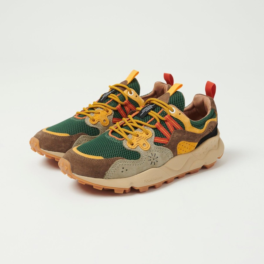 Footwear Flower Mountain | Flower Mountain Yamano 3 - Taupe/Green/Ocra