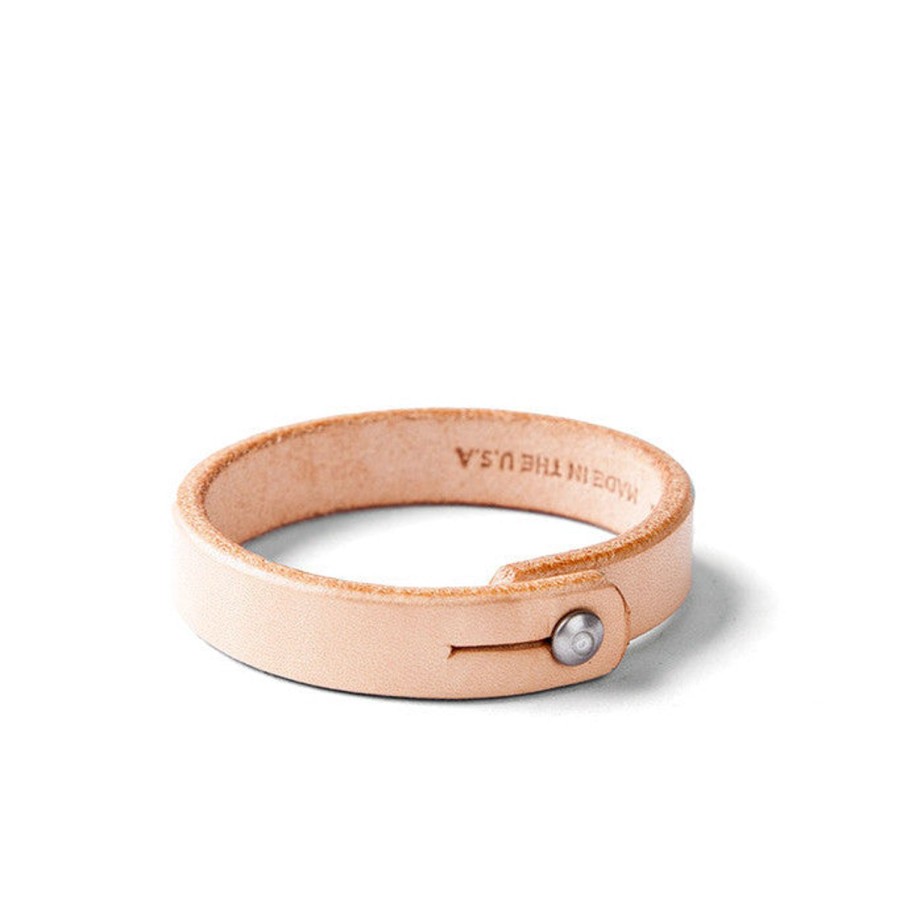 Accessories Tanner Goods | Tanner Goods Single Wristband Natural