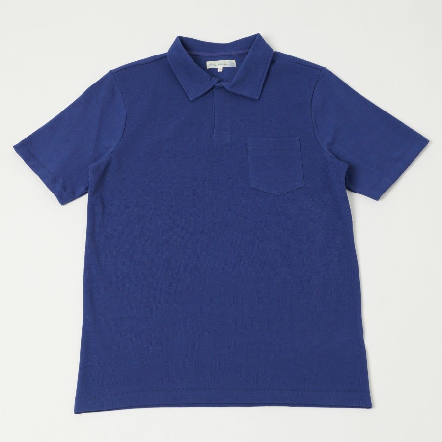 Clothing Merz b. Schwanen | Merz B. Schwanen 2Pkpl Pocket Polo Shirt - Pacific