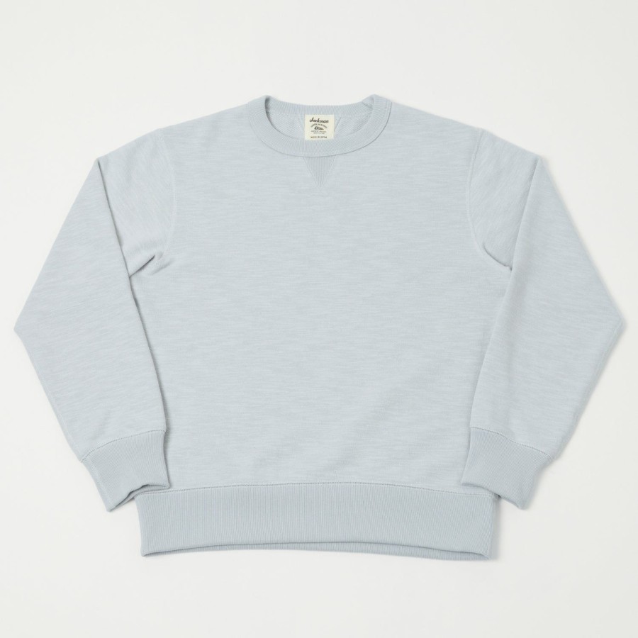 Clothing Jackman | Jackman Jm7292 Gg Crewneck Sweatshirt - Iceberg