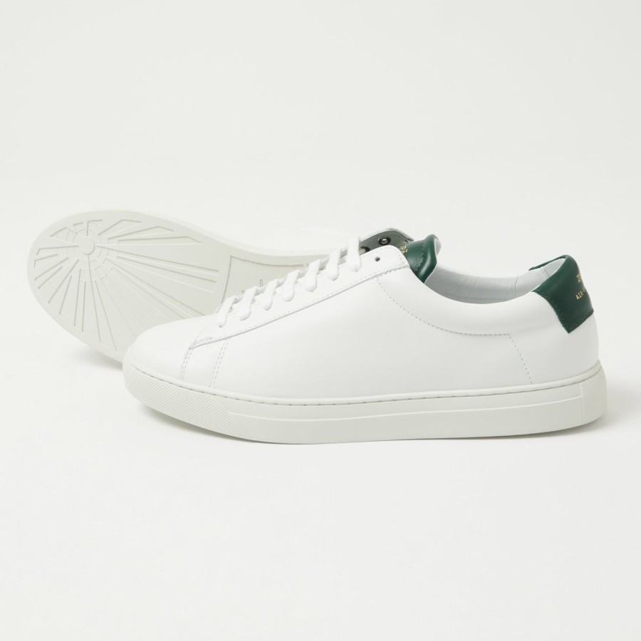 Footwear Zespa | Zespa Zsp4 Sneaker - White/Dark Green