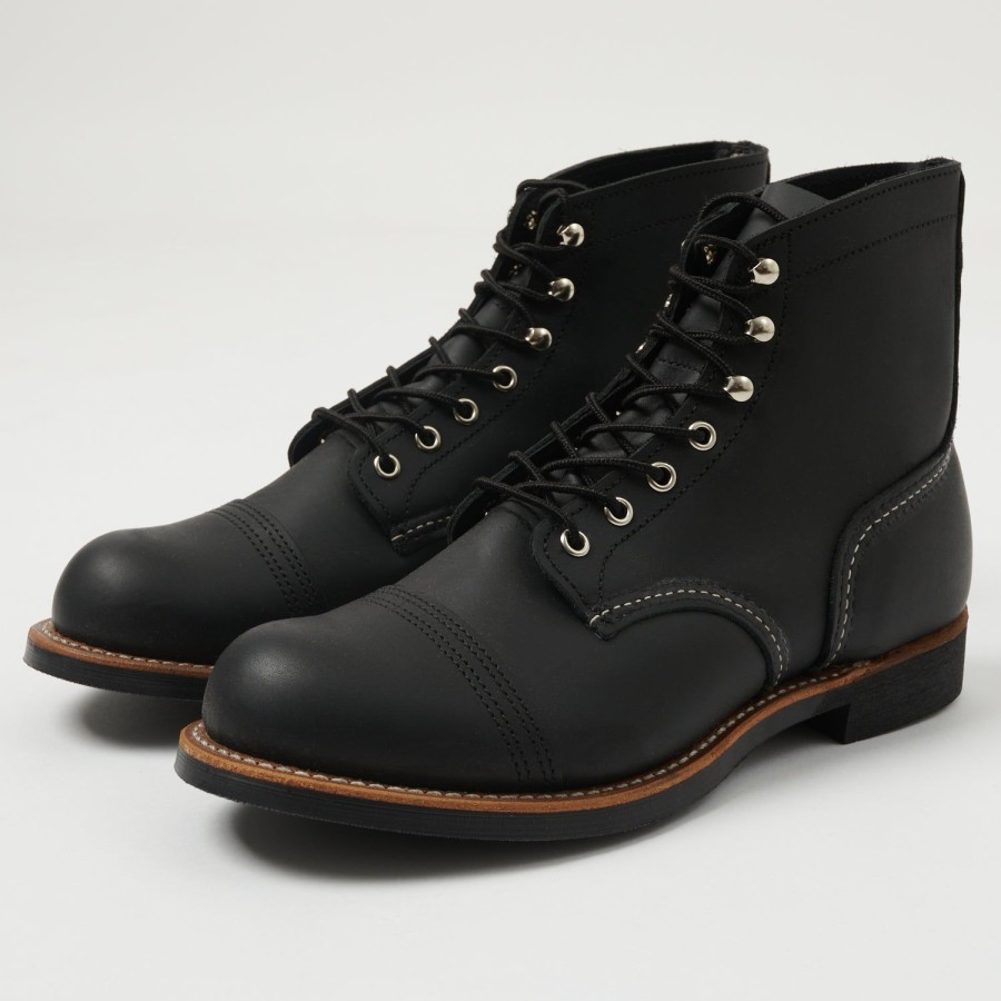 Footwear Red Wing | Red Wing 8084 6" Iron Ranger Boot - Black Harness