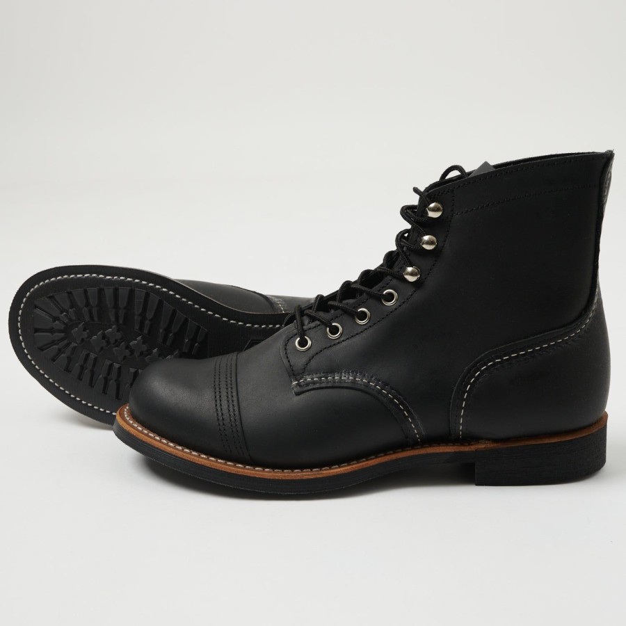 Footwear Red Wing | Red Wing 8084 6" Iron Ranger Boot - Black Harness