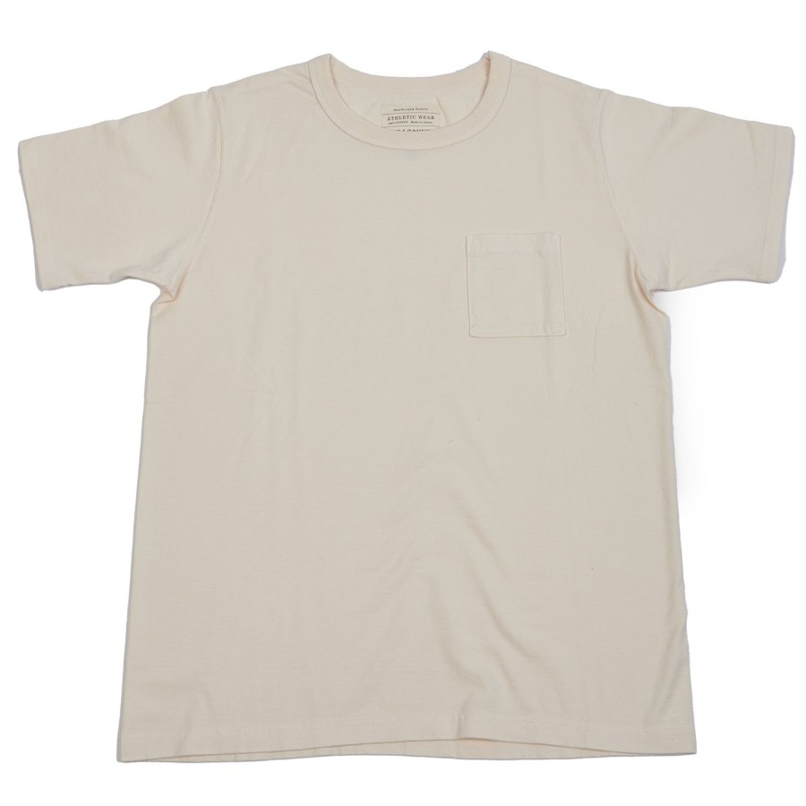 Clothing Full Count | Full Count 5805P Pocket Tee - Ivory