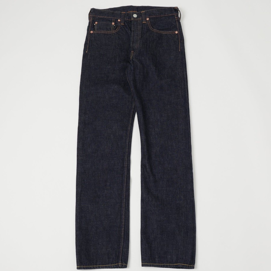 Clothing Full Count | Full Count 1108W 13.7Oz 'Plain Pocket' Regular Straight Jean - One Wash