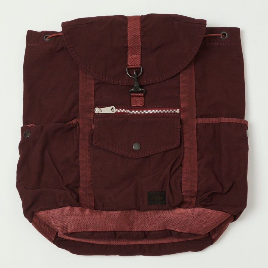 Accessories Porter - Yoshida & Co. | Porter-Yoshida & Co. Crag Ruck Sack - Burgundy