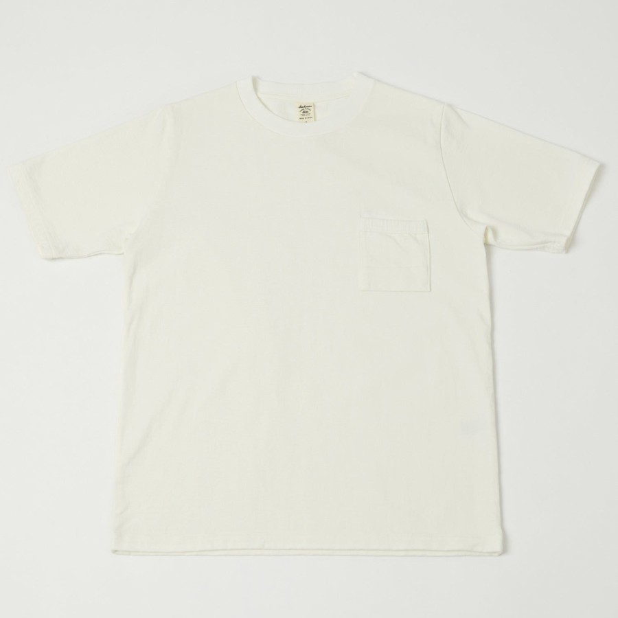 Clothing Jackman | Jackman Jm5870 Dotsume Pocket Tee - Off White