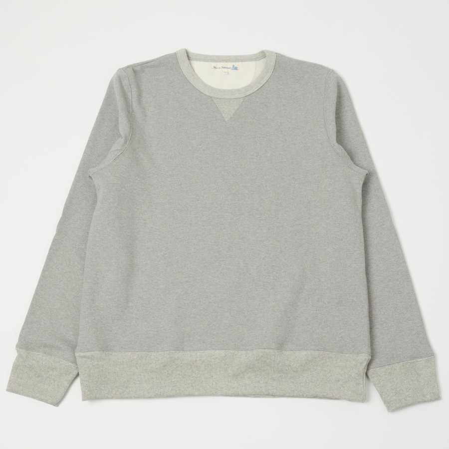 Clothing Merz b. Schwanen | Merz B. Schwanen 3S48 Heavy Sweatshirt - Grey Melange