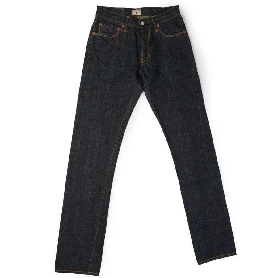 Clothing Pherrow's | Pherrow'S 441 13.5Oz Slim Straight Jean - One Wash