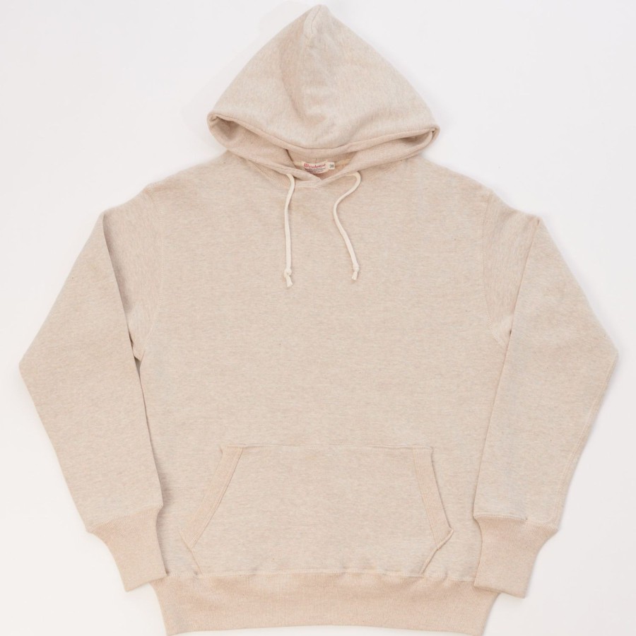 Clothing Warehouse & Co | Warehouse 450 Two Needle Hooded Sweatshirt - Oatmeal