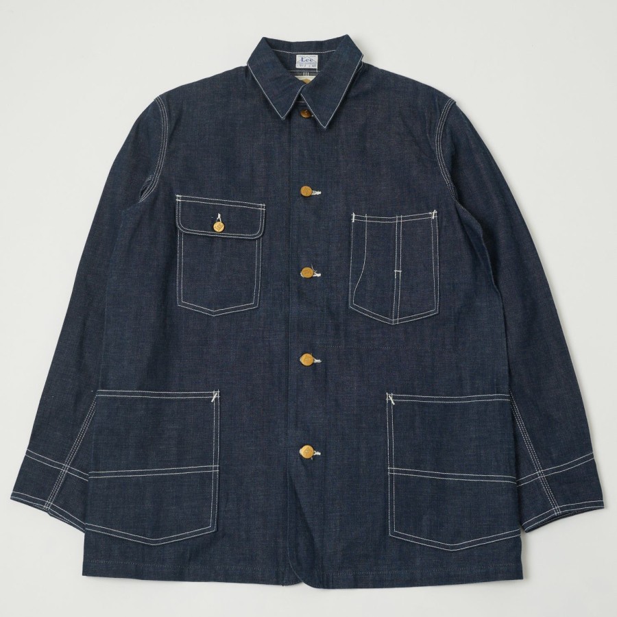 Clothing Lee Archives | Lee Archives 1940 'Loco' 91J Denim Coverall Jacket - Raw