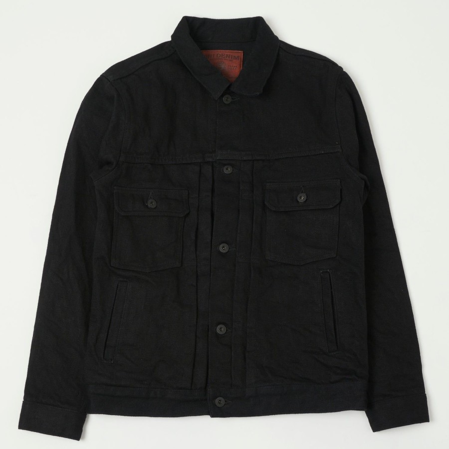 Clothing ONI Denim | Oni 02516P-Zr-Bk Secret Denim Type Ii Denim Jacket - Black One Wash