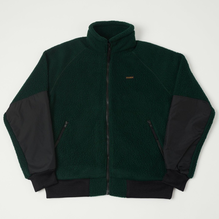 Clothing Filson | Filson Sherpa Fleece Jacket - Fir