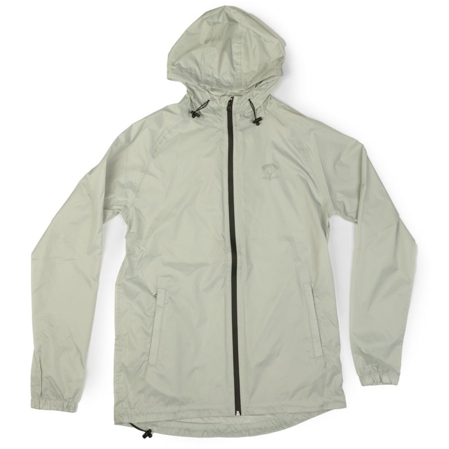 Clothing Packmack | Packmack Full Zip Packable Waterproof Jacket - Pearl Grey